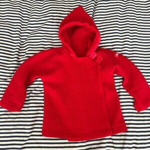 Widgeon fleece jacket/coat red 4T